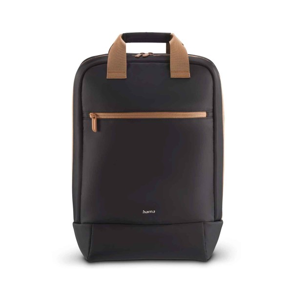 Hama ultra light-weight caramel - negro / mochila para portátil hasta 16,2"